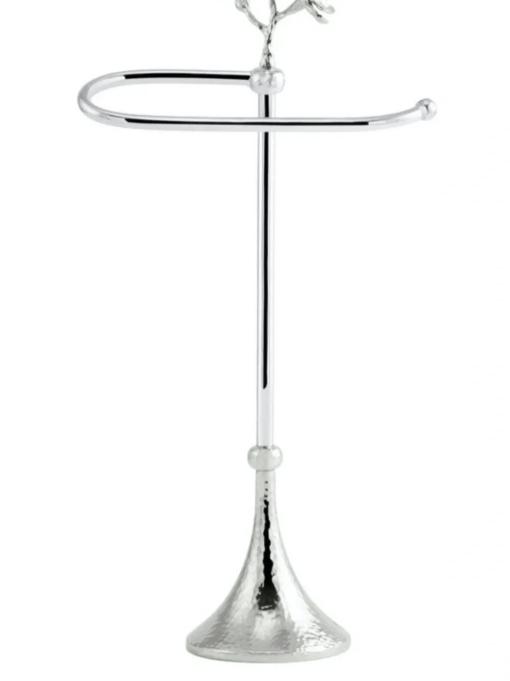 MICHAEL ARAM Hand / Fingertip TOWEL HOLDER STAND White Orchid Collection NEW